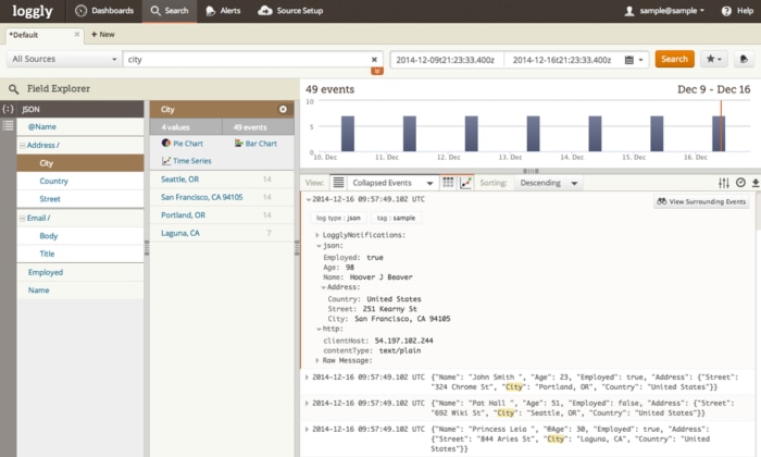 automatically parse and analyze JSON data