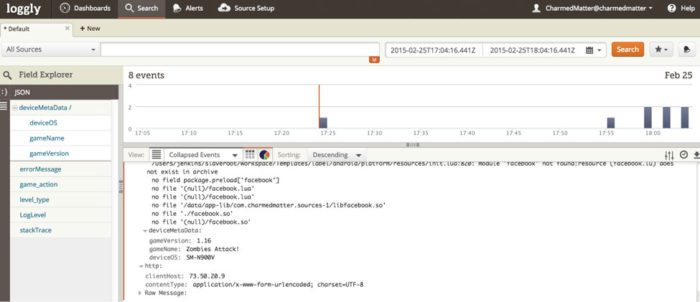 Logging From Corona in Loggly