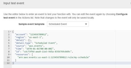 cloudwatchmetric2loggly Lambda Function Test