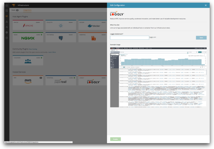 Announcing AO Loggly Integration Feature 1